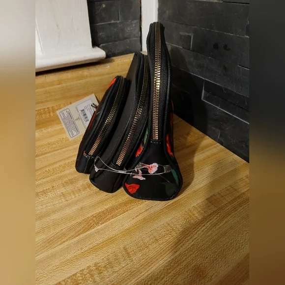 SOLD OUT Trd Baker NWT 3 In 1 Cosmetic Bag Set - Picture 4 of 6